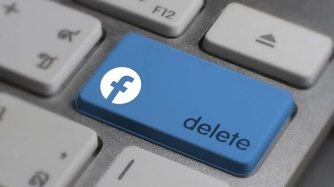 Klávesa Delete Facebook